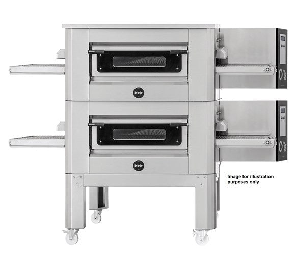 Italinox Prisma 20" Belt Electric Conveyor Pizza Oven C/50 With Free Stand - Single Phase Electric